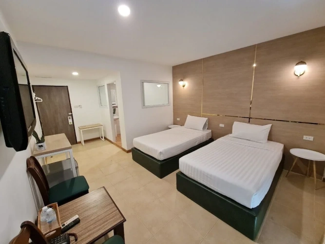 Twin Studio with balcony and with sea view