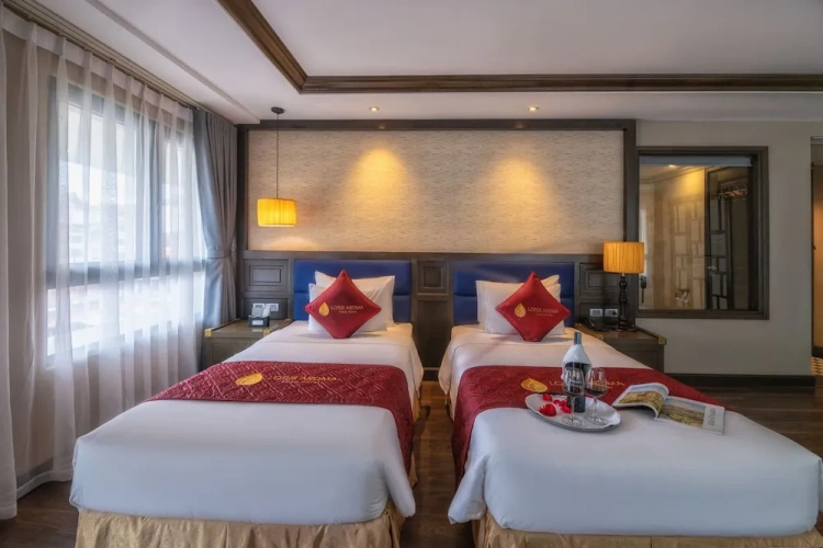 Deluxe Twin room with city view