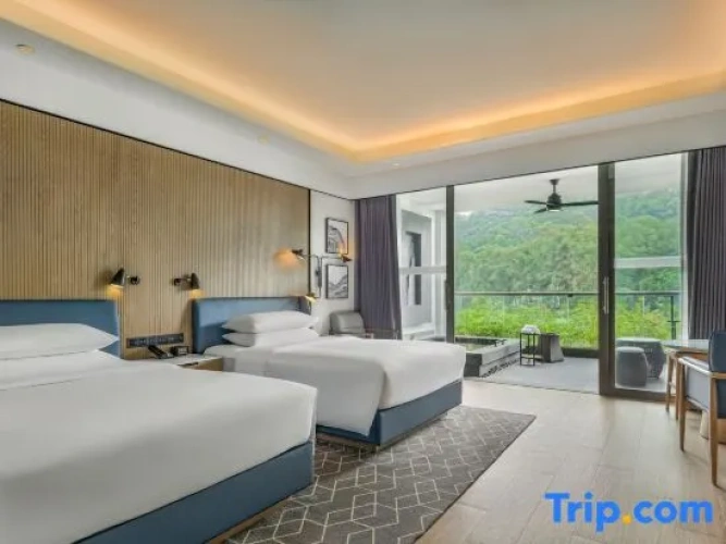 Deluxe Double room with balcony and with garden view