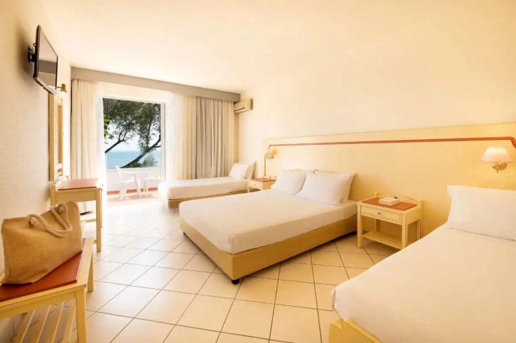 Standard Quadruple room with garden view