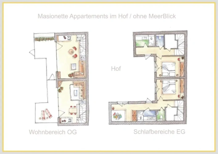 1 Bedroom Double Apartment