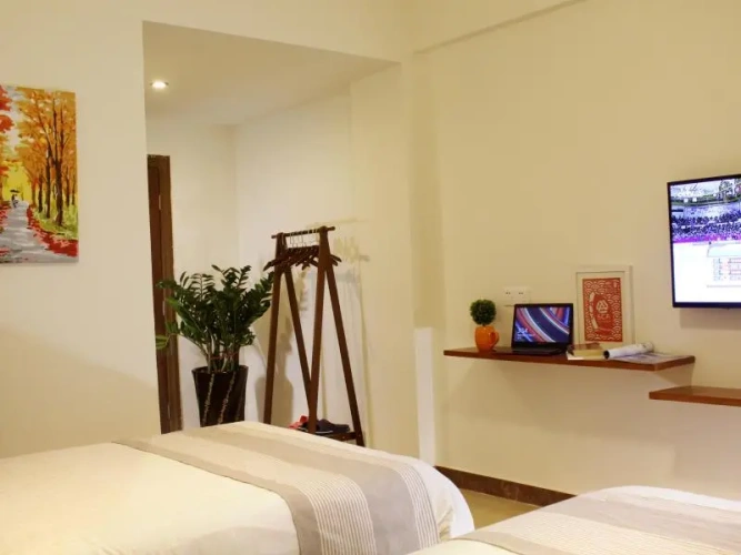Standard Twin room with balcony and with view