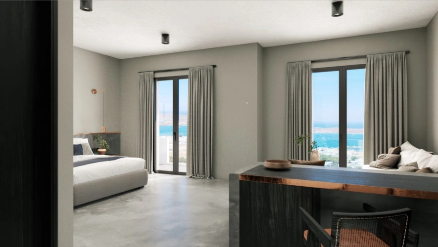 Deluxe Double room with balcony and with sea view