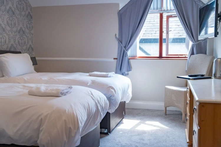 Standard Twin room with garden view