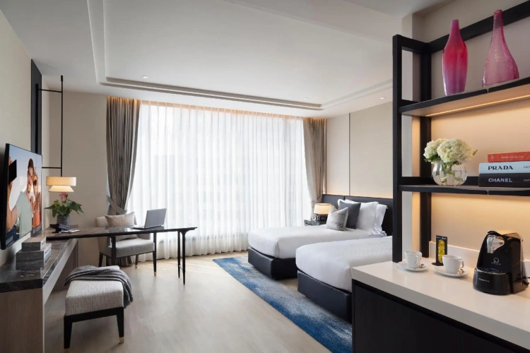 Deluxe Twin room with city view