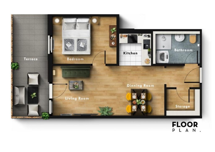 1 Bedroom Apartment