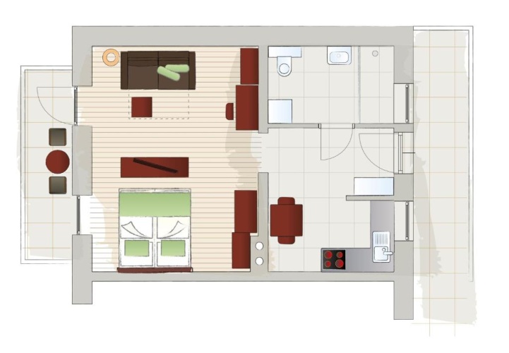 Superior Double room with balcony