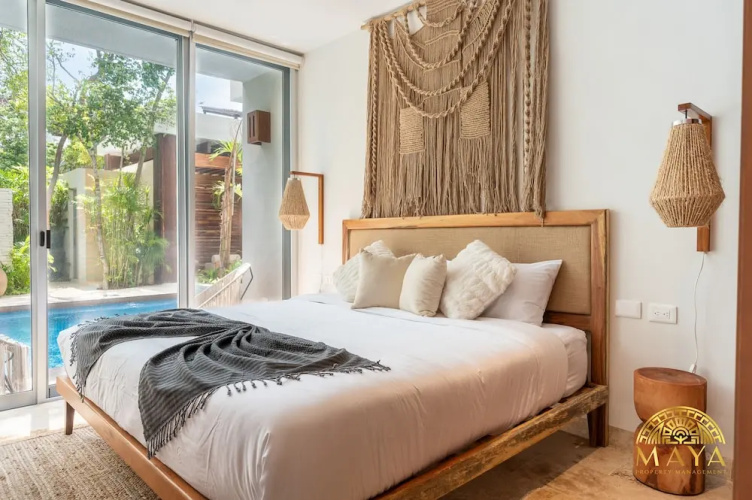 NHOA 107B Lux 1BR Condo Pool access in Aldea Zama