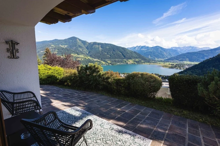 Chalet with balcony