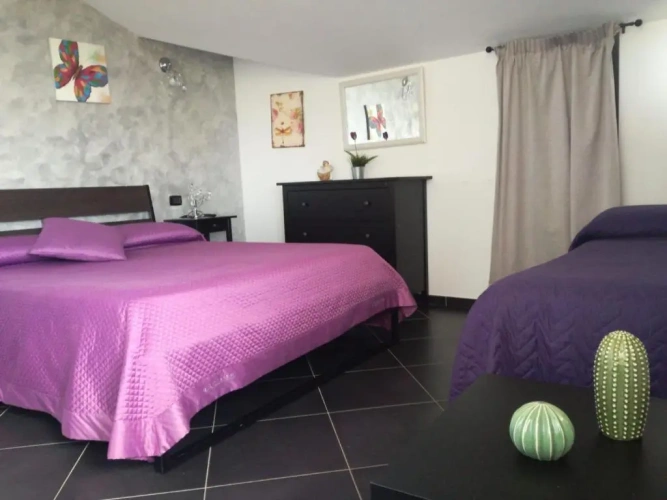 Standard Quadruple room with garden view
