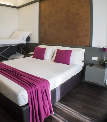 Standard Quadruple room with balcony