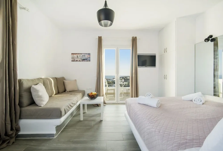 Superior Double Studio with balcony and with sea view