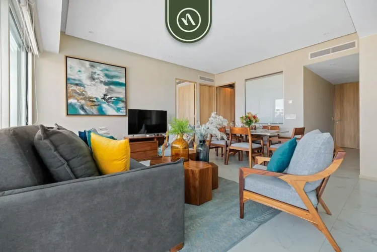 New 2BR APT - Beach Access - Pool - GYM - Jacuzzi