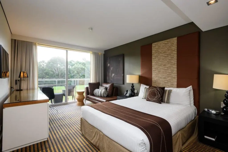 Standard Twin room with balcony and with view