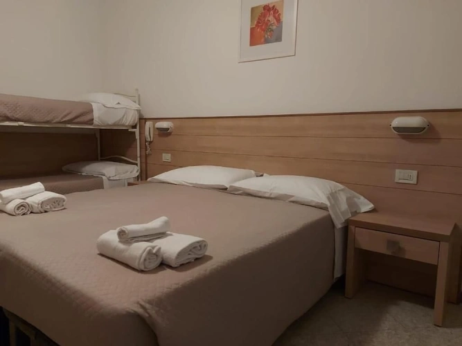 Comfort Quadruple room with balcony and with sea view