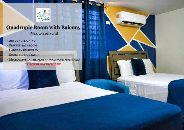 Standard Quadruple room with balcony