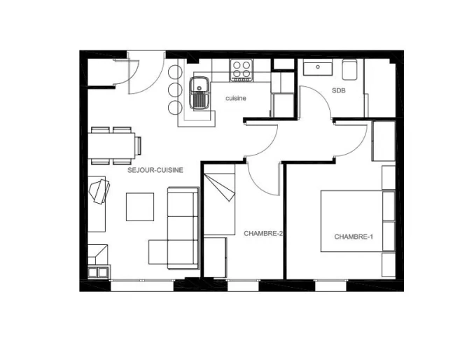 2 Bedrooms Standard Double room