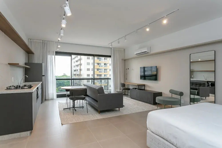 Studios Tower by Viva - Prédio com piscina e estacionamento no centro de Floripa