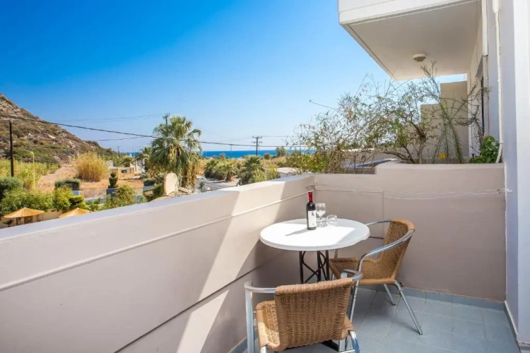 Studio with balcony