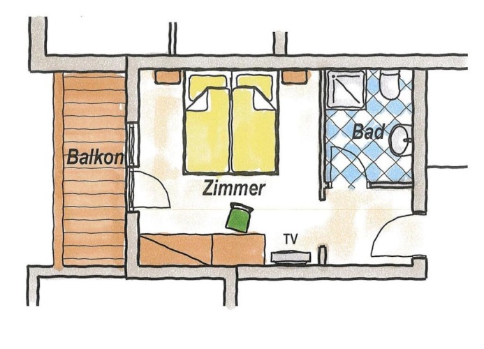 Comfort Double room with balcony