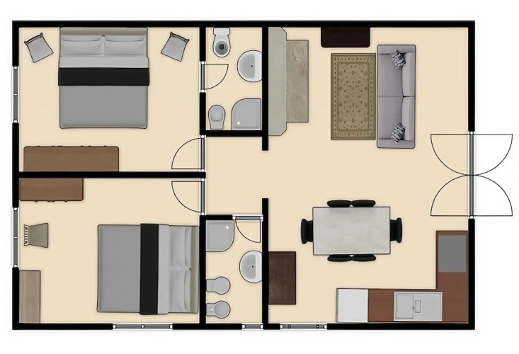 1 Bedroom Apartment
