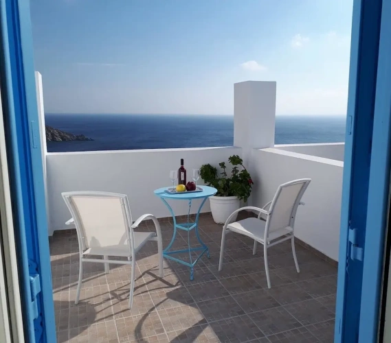 Standard Double room with balcony and with sea view