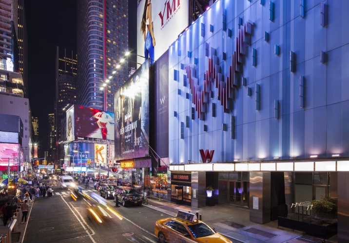 W New York - Times SquareOver view