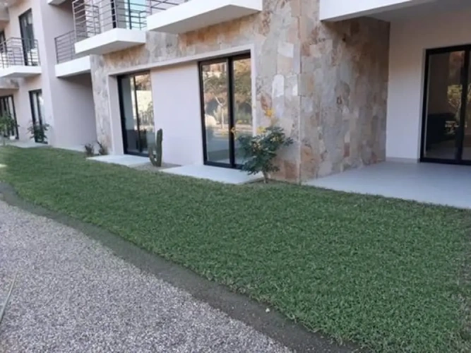 Outside