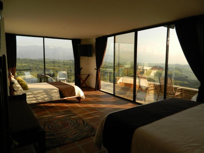 Standard Quadruple room with view