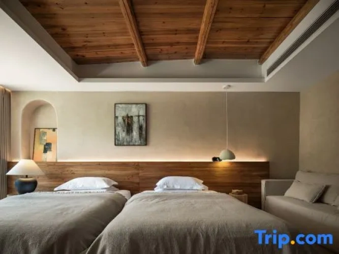 Standard Twin room with balcony and with river view