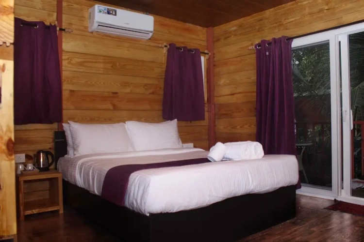 Deluxe Double Cottage with balcony and with garden view