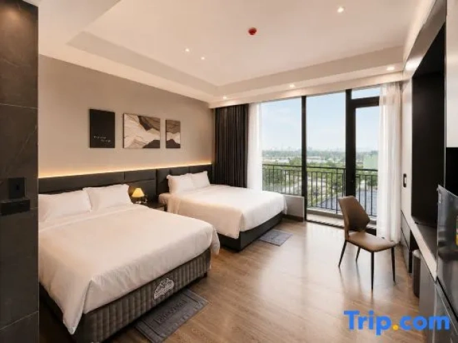Deluxe Double room with city view