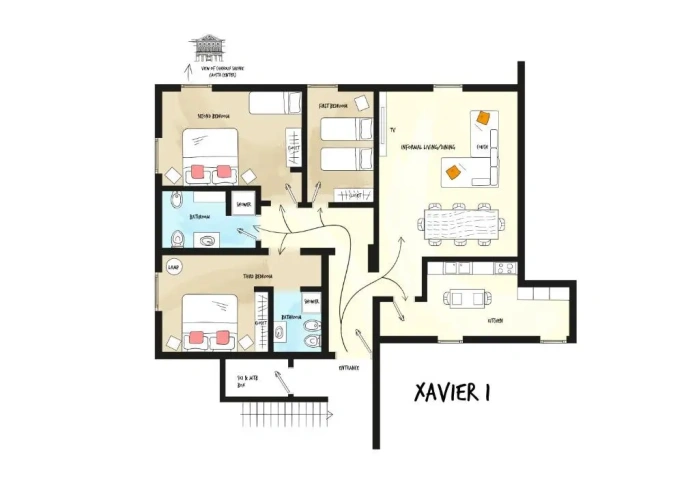 3 Bedrooms Apartment