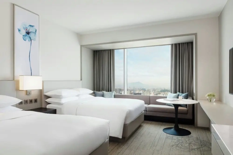 Twin room Partial City View