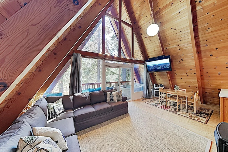 New Listing! Classic A-Frame Home w/ Hot Tub cabin