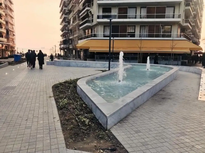 Outside