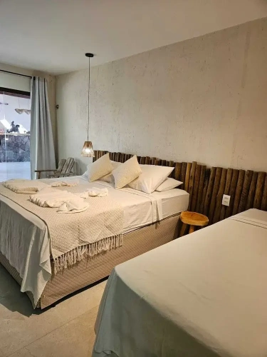 Standard Quadruple room with balcony and with view