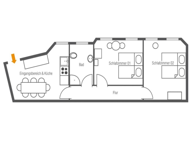 2 Bedrooms Comfort Apartment