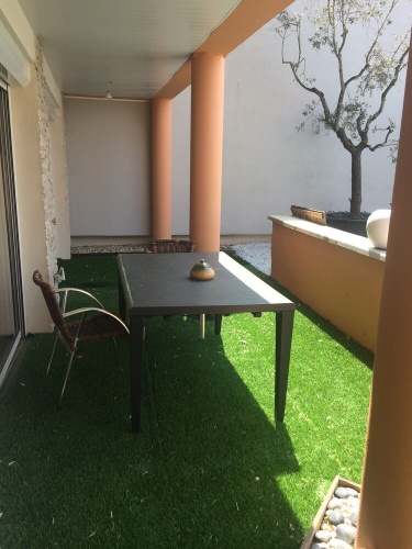 Outside