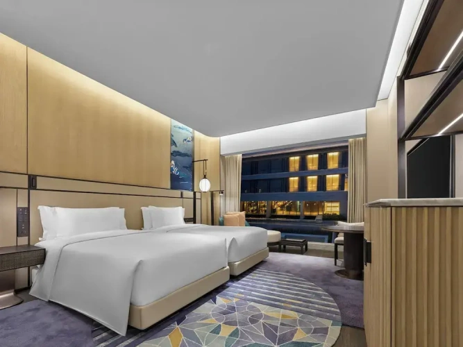 Standard Twin room with garden view