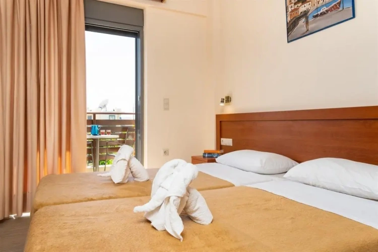 Studio with balcony and with view