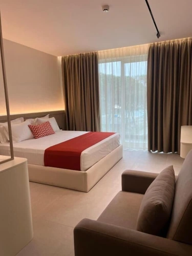 Deluxe Double room with balcony and with sea view