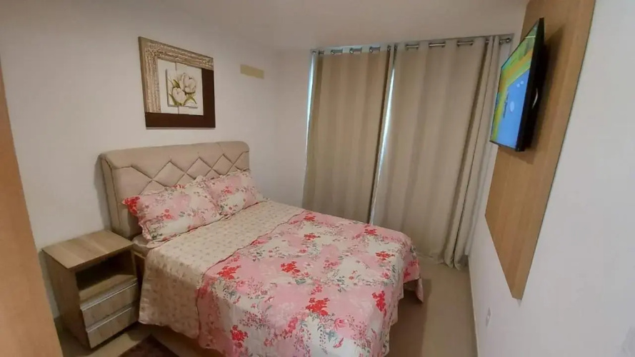 Praia do Morro - Guarapari - Apto 2 Quartos com AR Split - Internet-WiFi - Edifício Gil Nogueira