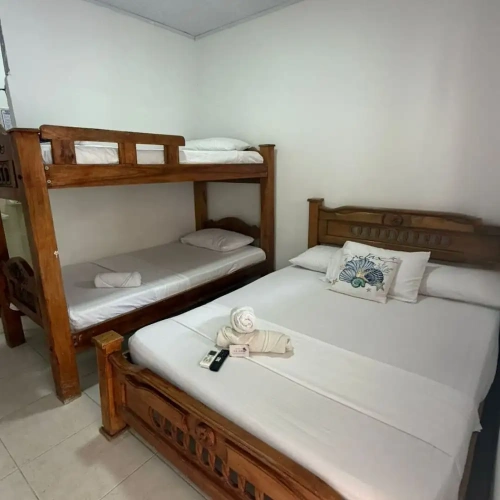 Comfort Quadruple room with courtyard view
