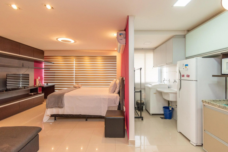 Flat Lindo No 18 Andar Do Edifício The Expression   Setor Bueno   Th1804