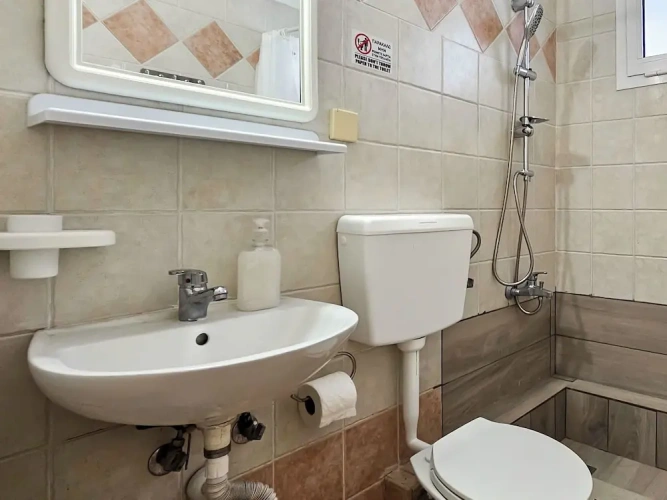 Classic Quadruple room with balcony and with garden view