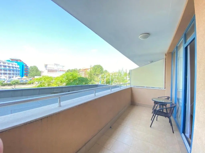 Studio with balcony