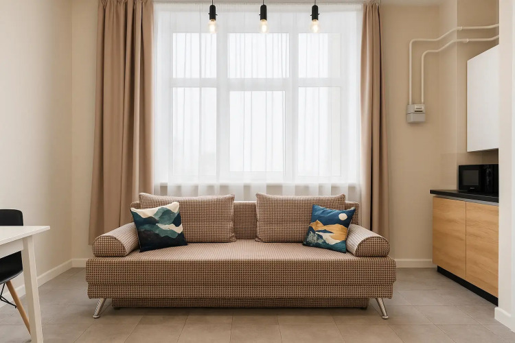 Фотография номера квартиры Sofi (Софи) на улице Набережная имени 60-летия СССР 50 корпус 1