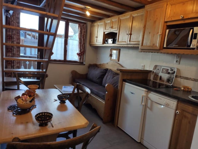 Studio with balcony