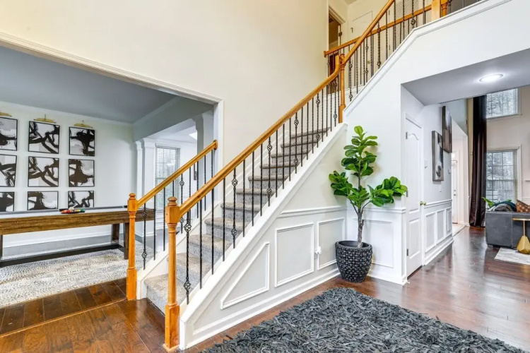 Modern Stone Mountain Home w/ Spacious Deck, Grill
